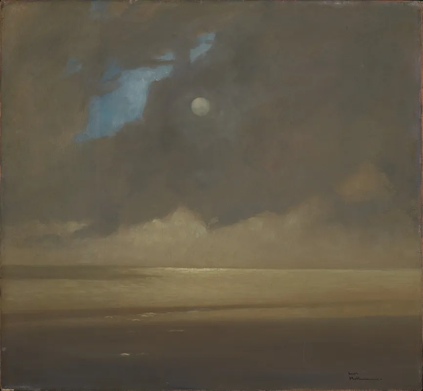 Morgennebel Am Bodensee Wall Art by Carl Hollmann - High-Resolution Digital Print
