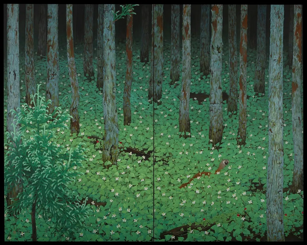 Mori Forest Wall Art by Katayama Bokuyo - High-Resolution Digital Print