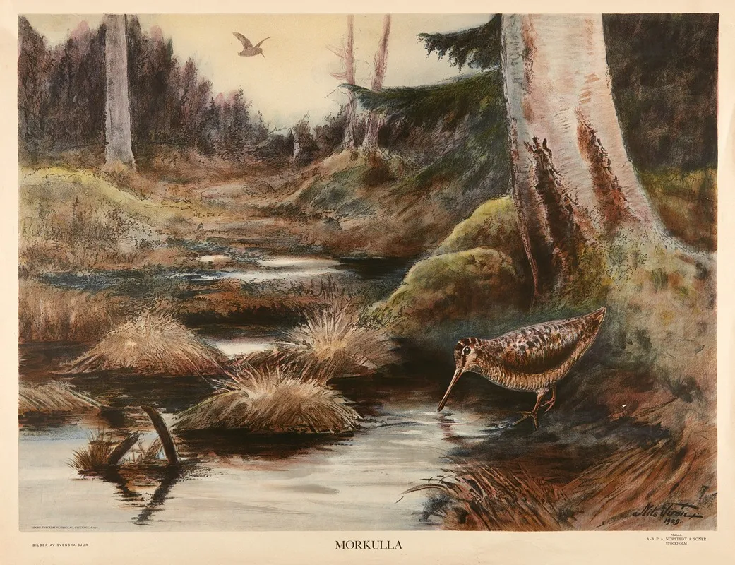 Morkulla Wall Art by Nils Tirén - High-Resolution Digital Print