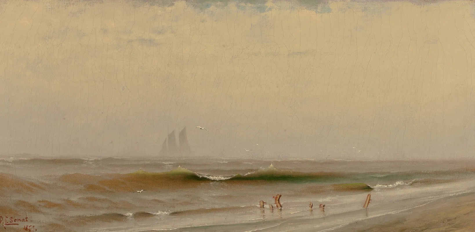 Morning Brittany Wall Art by Prosper Louis Senat - High-Resolution Digital Print