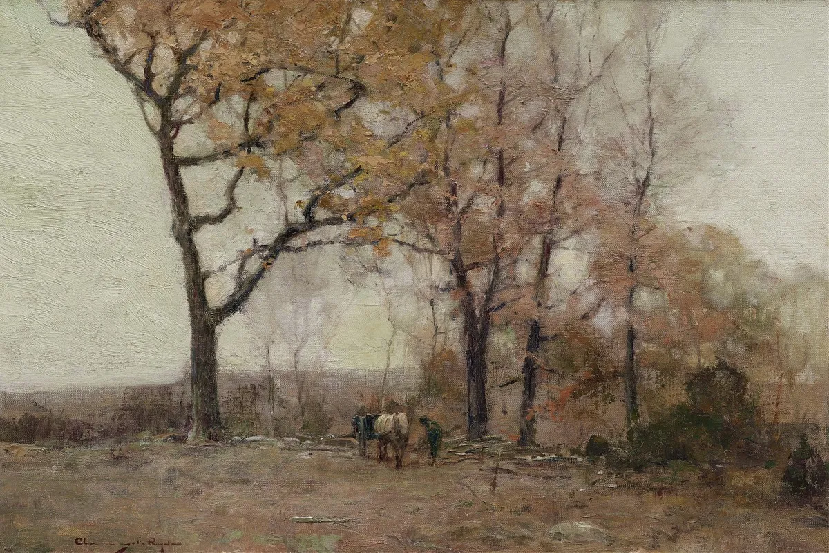 Morning In The Fields Wall Art by Chauncey F. Ryder - High-Resolution Digital Print