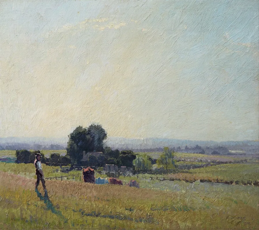 Morning Light 2 Wall Art by Elioth Gruner - High-Resolution Digital Print