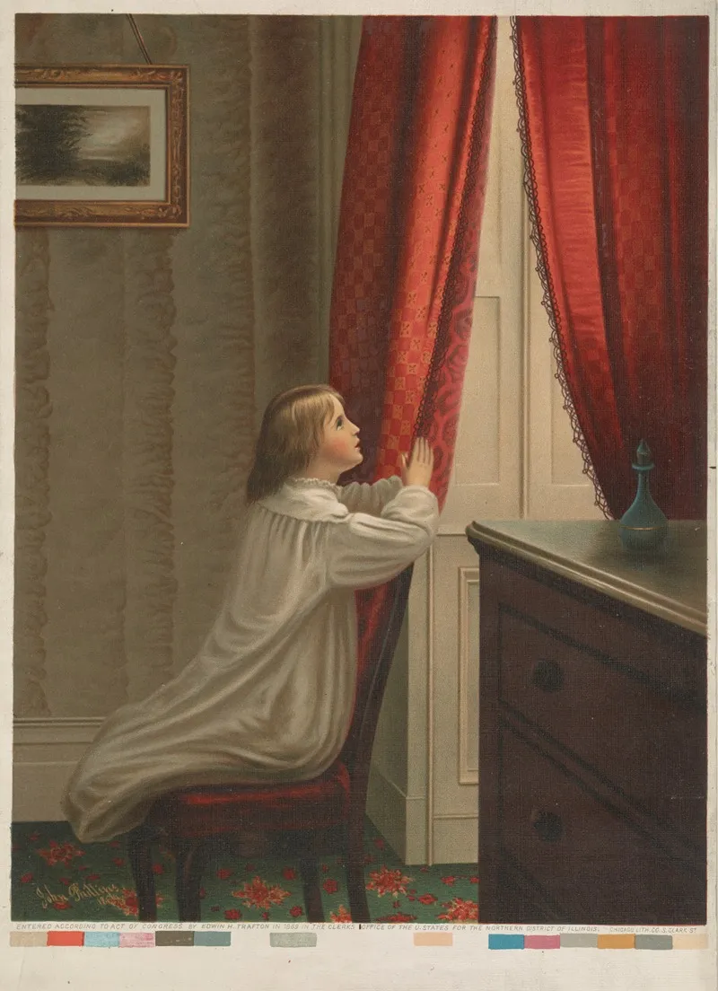 Morning Prayer 4 Wall Art by Chicago Lithographing Co. - High-Resolution Digital Print