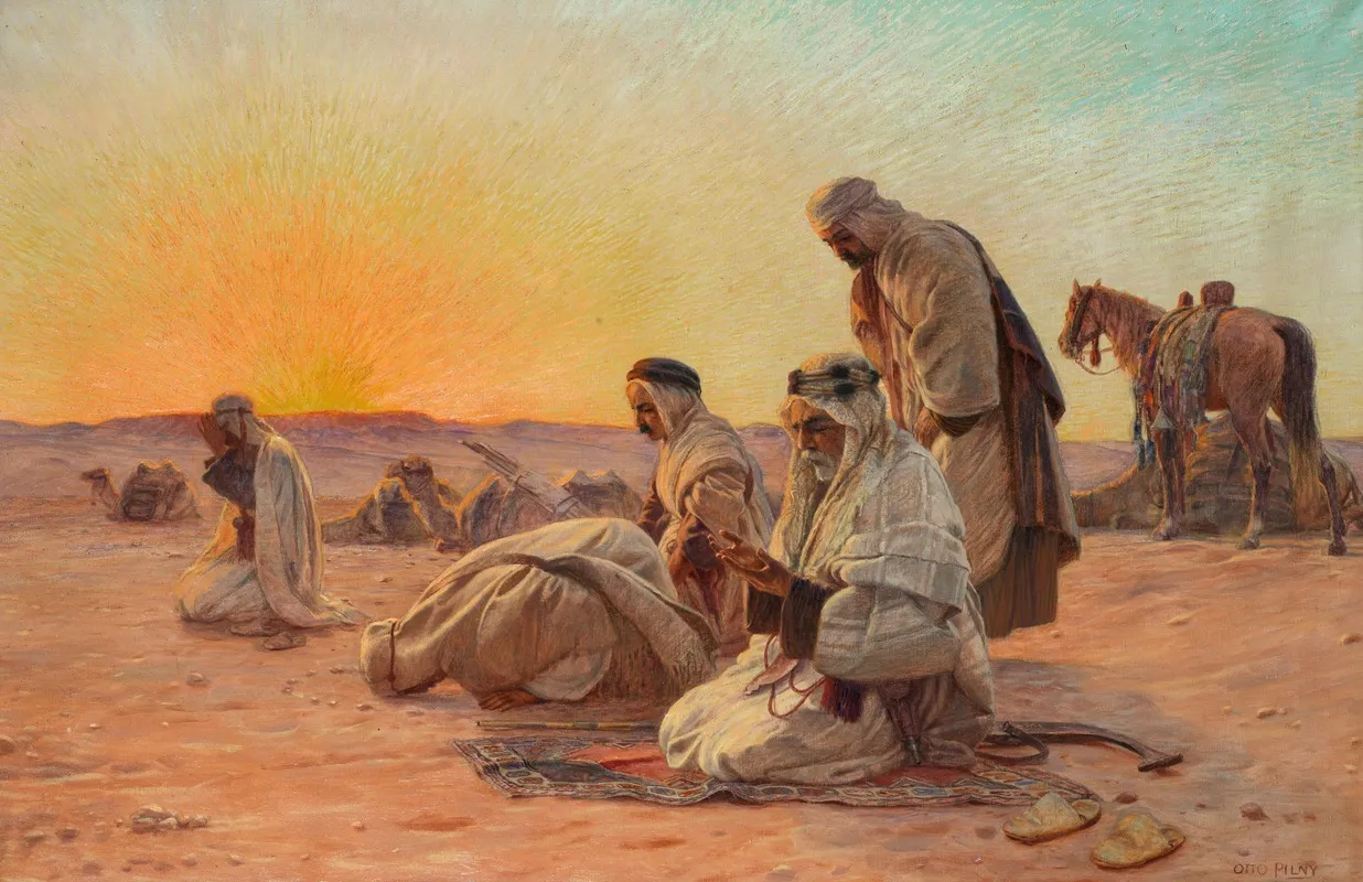 Morning Prayers 3 Wall Art by Otto Pilny - High-Resolution Digital Print