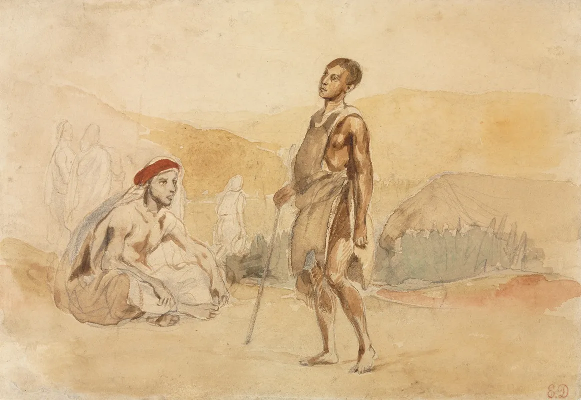 Moroccans In The Countryside
