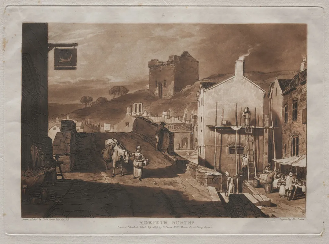 Morpeth North Wall Art by Joseph Mallord William Turner - High-Resolution Digital Print
