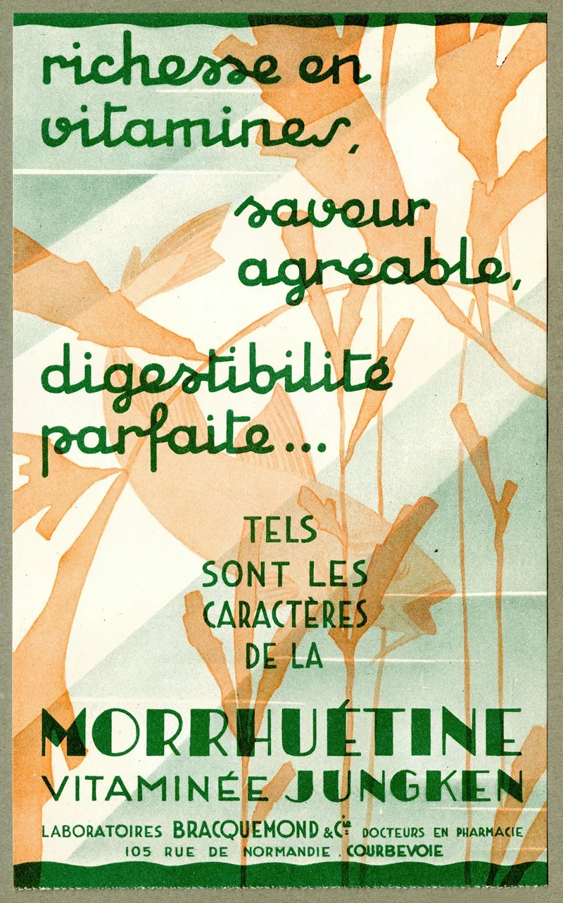Morrhuetine 2 Wall Art by Laboratoires Bracquemond et Cie - High-Resolution Digital Print