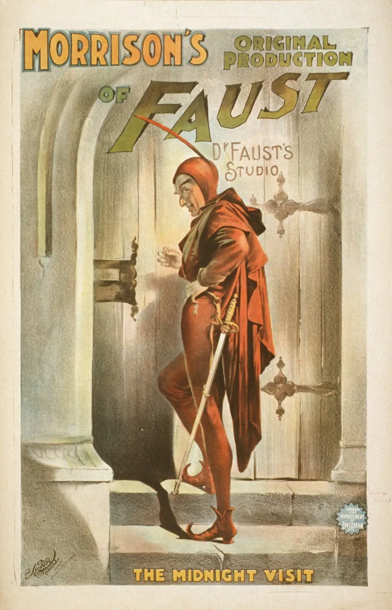 Morrisons Original Production Of Faust 2 Wall Art by Liebler and Maass Lith. - High-Resolution Digital Print