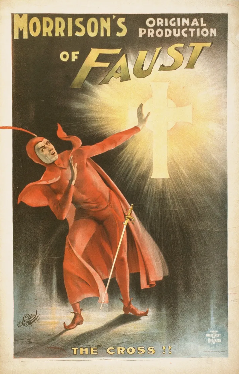 Morrisons Original Production Of Faust Wall Art by Liebler and Maass Lith. - High-Resolution Digital Print