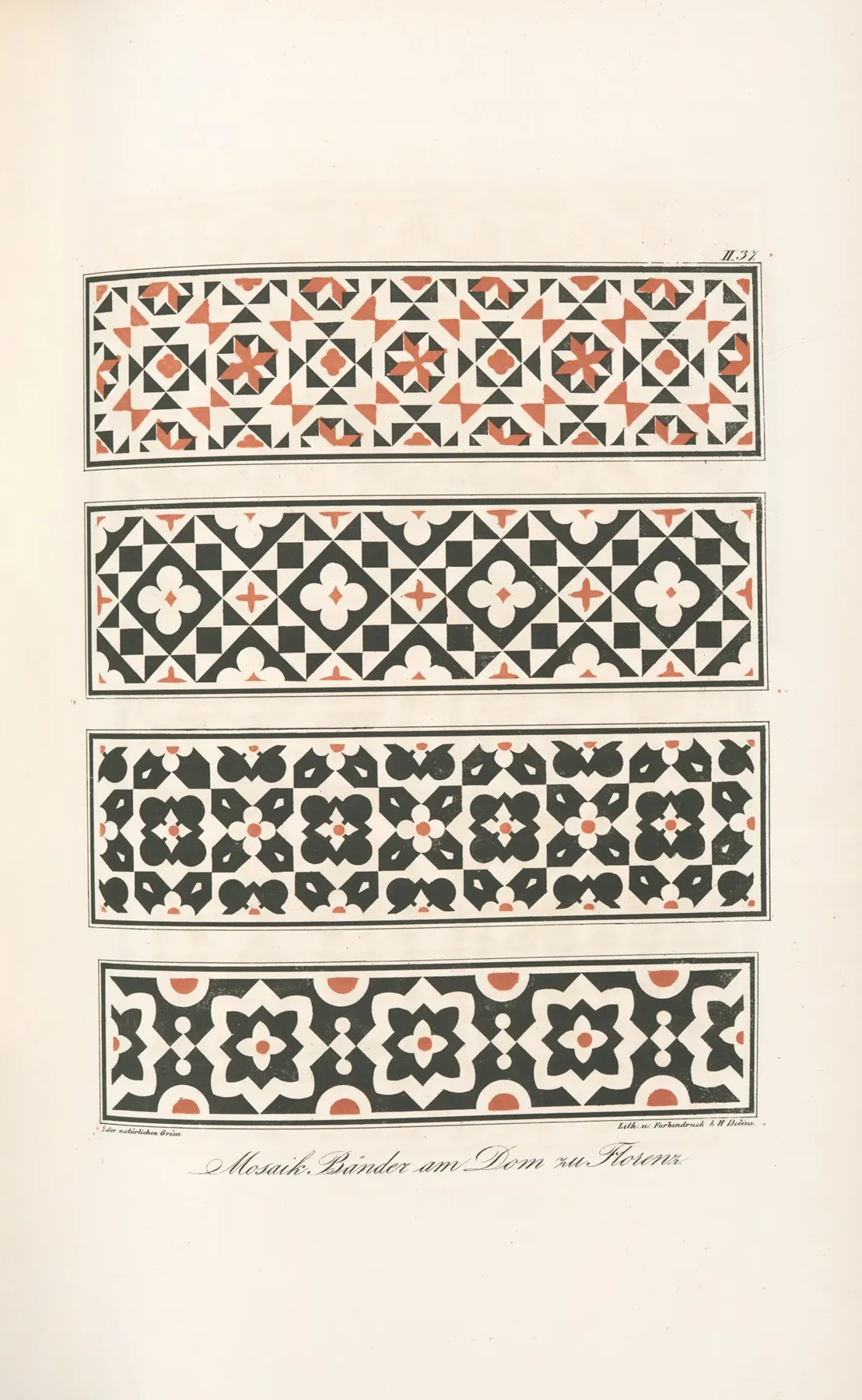 Mosaik Bauder Am Dom Zu Frorenz 2 Wall Art by Friedrich Maximilian Hessemer - High-Resolution Digital Print