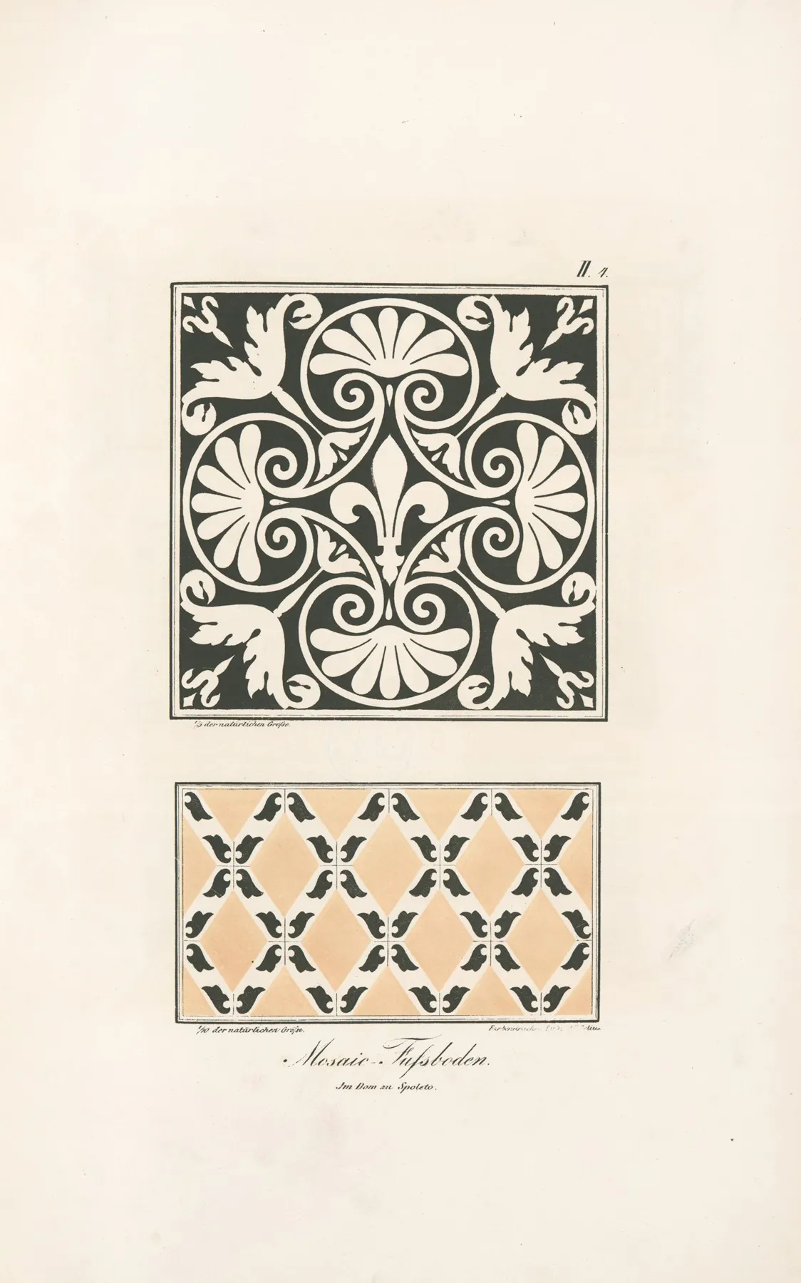 Mosaik Fussboden Im Dom Zu Spoleto Wall Art by Friedrich Maximilian Hessemer - High-Resolution Digital Print