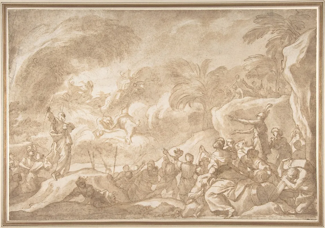 Moses And The Chosen People Behold The Drowning Of The Egyptian Army In The Red Sea