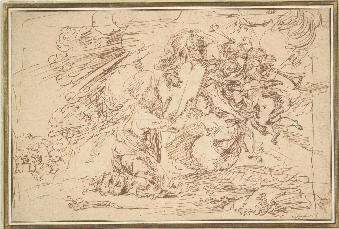Moses Receiving The Tablets Of The Law