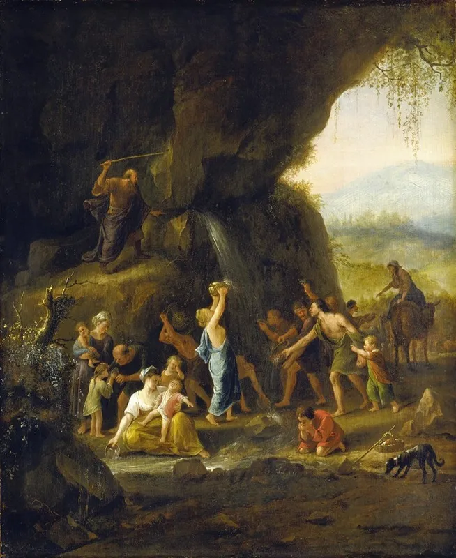 Moses Striking The Rock 6