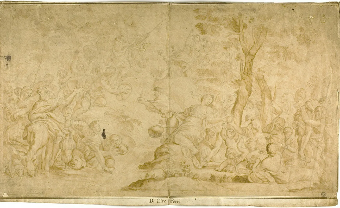 Moses Tapping The Rock