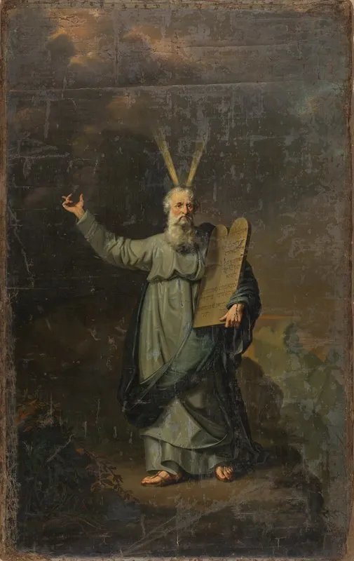 Moses With The Tables Of The Law Wall Art by Pieter Gaal - High-Resolution Digital Print