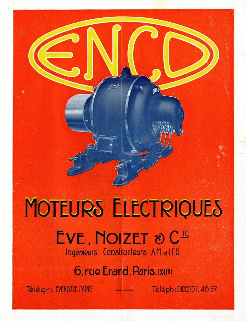 Moteurs Electriques Wall Art by Eve, Noizet &amp; Cie - High-Resolution Digital Print