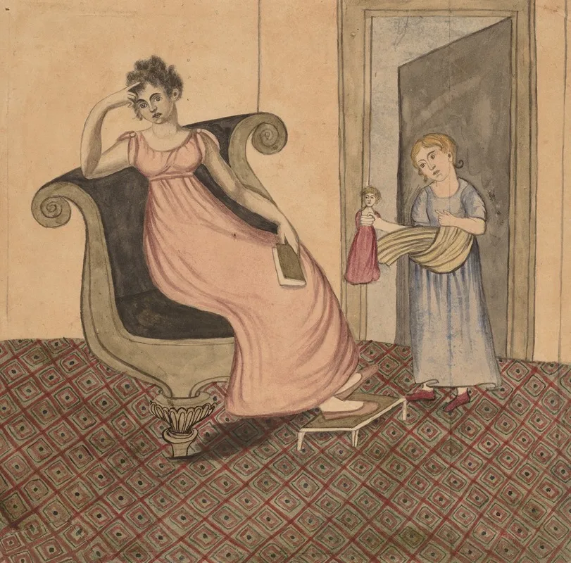 Mother And Child 14 Wall Art by Eunice Pinney - High-Resolution Digital Print