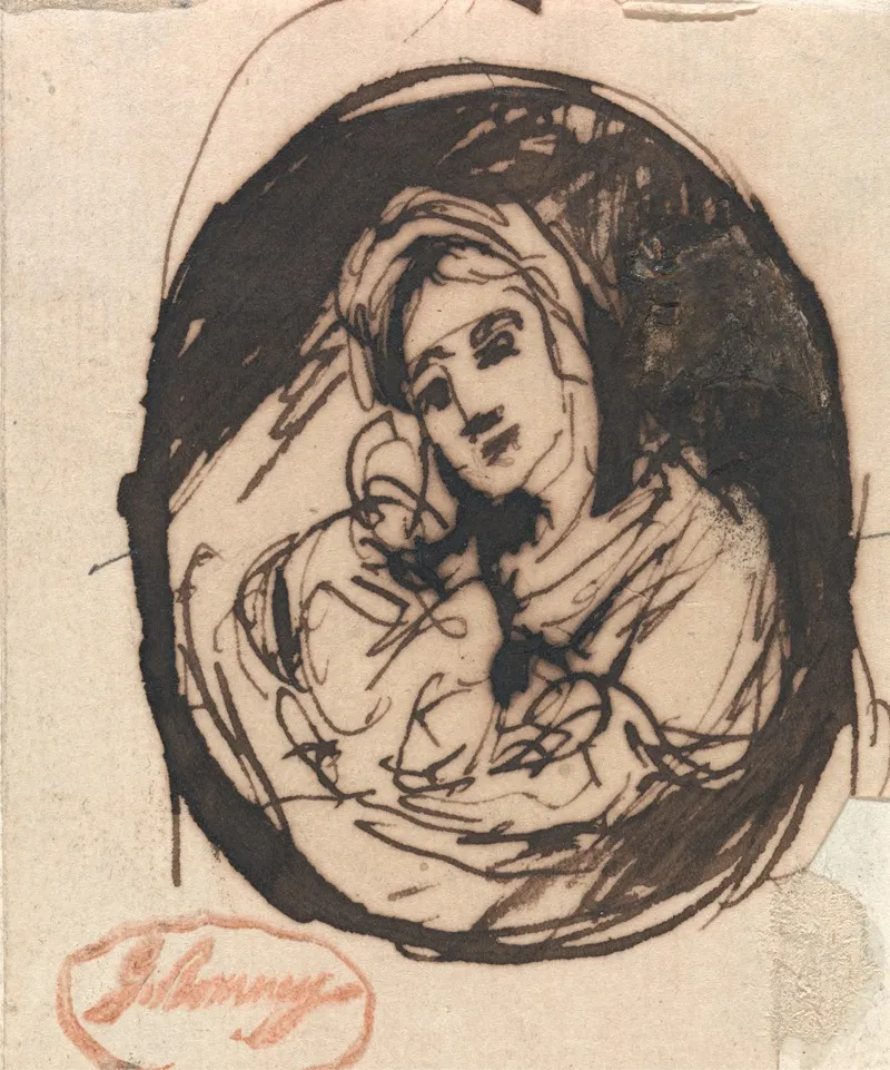 Mother And Child 53 Wall Art by George Romney - High-Resolution Digital Print