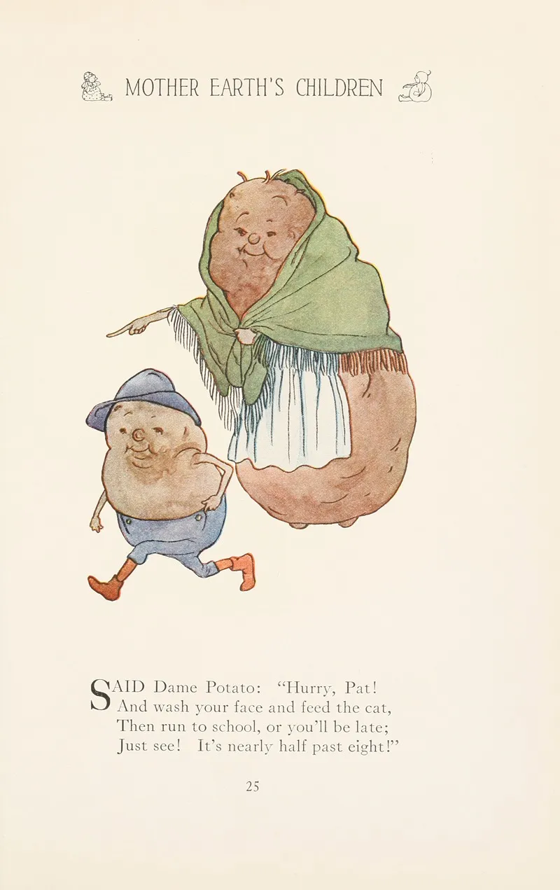 Mother Earths Children The Frolics Of The Fruits And Vegetables Pl 17