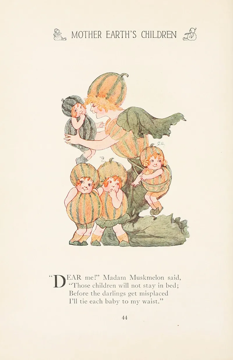 Mother Earths Children The Frolics Of The Fruits And Vegetables Pl 36