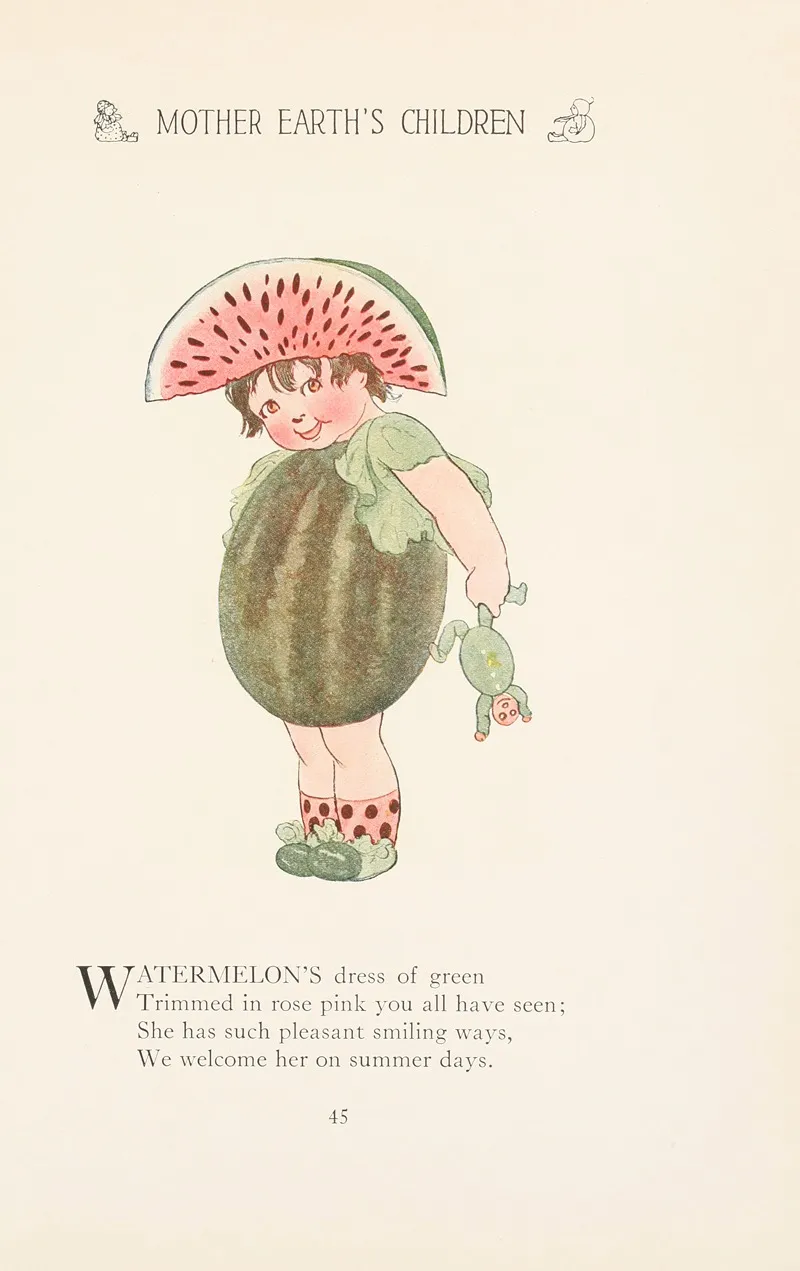 Mother Earths Children The Frolics Of The Fruits And Vegetables Pl 37