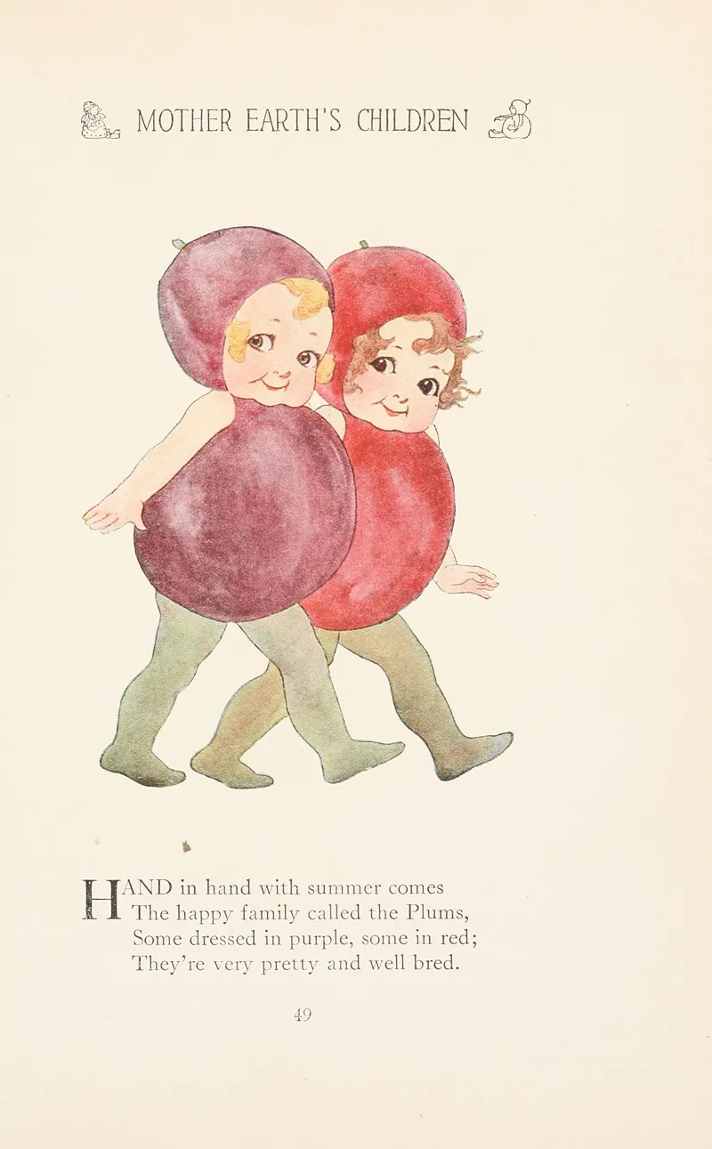 Mother Earths Children The Frolics Of The Fruits And Vegetables Pl 41