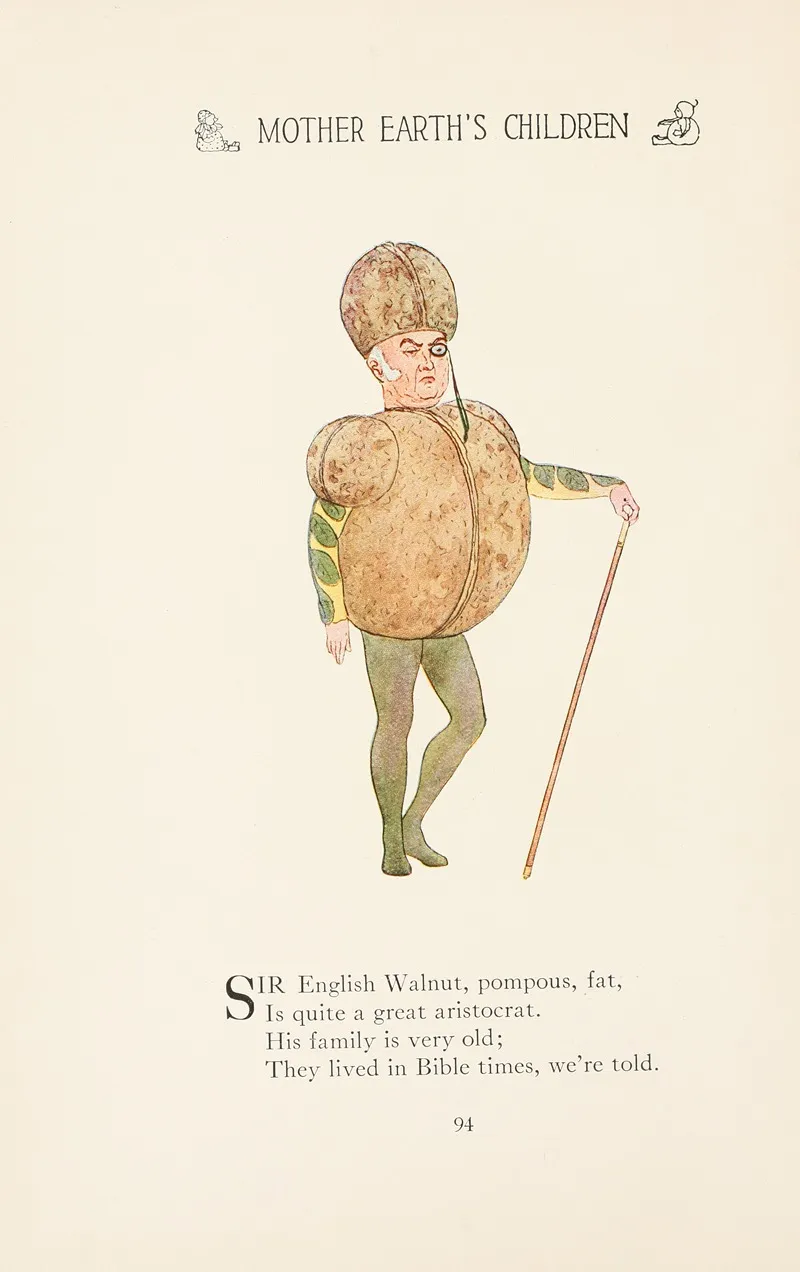 Mother Earths Children The Frolics Of The Fruits And Vegetables Pl 86