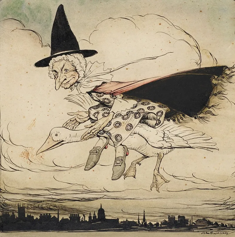 Mother Goose 2 Wall Art by Arthur Rackham - High-Resolution Digital Print