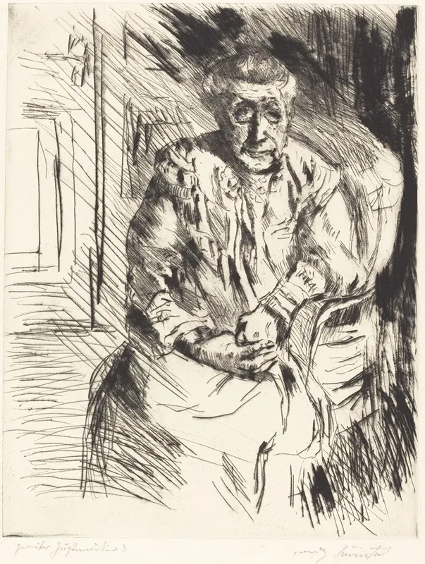 Mother In Law Bei Den Corinthern Wall Art by Lovis Corinth - High-Resolution Digital Print