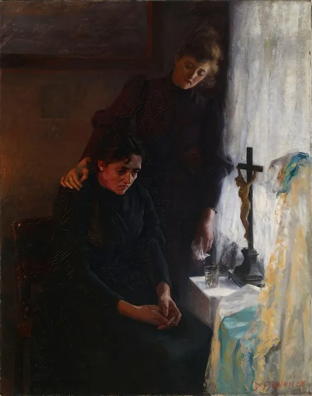 Mothers Sorrow Wall Art by Dagmar Furuhjelm - High-Resolution Digital Print