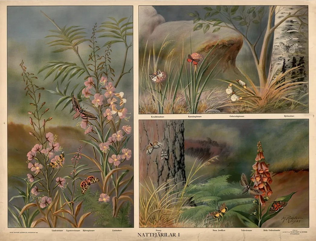 Moths I Wall Art by Max Richter - High-Resolution Digital Print