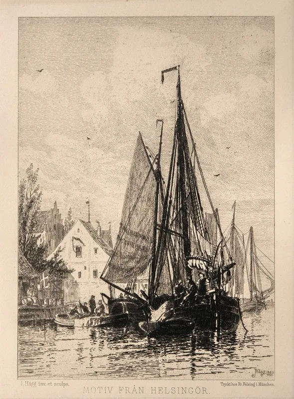 Motif From Helsingor Wall Art by Jacob Hägg - High-Resolution Digital Print
