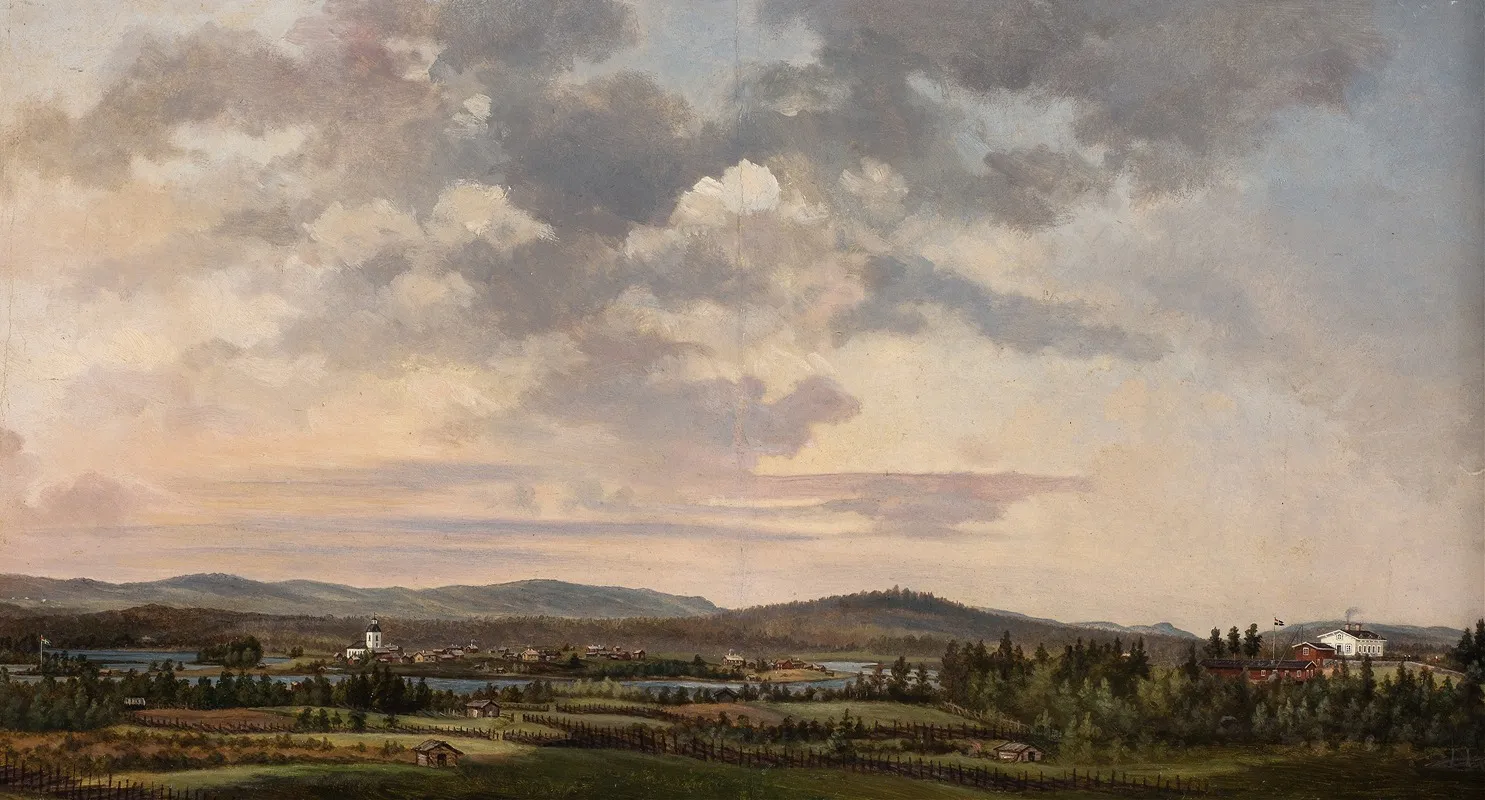 Motif From Ytterhogdal Wall Art by August Winqvist - High-Resolution Digital Print