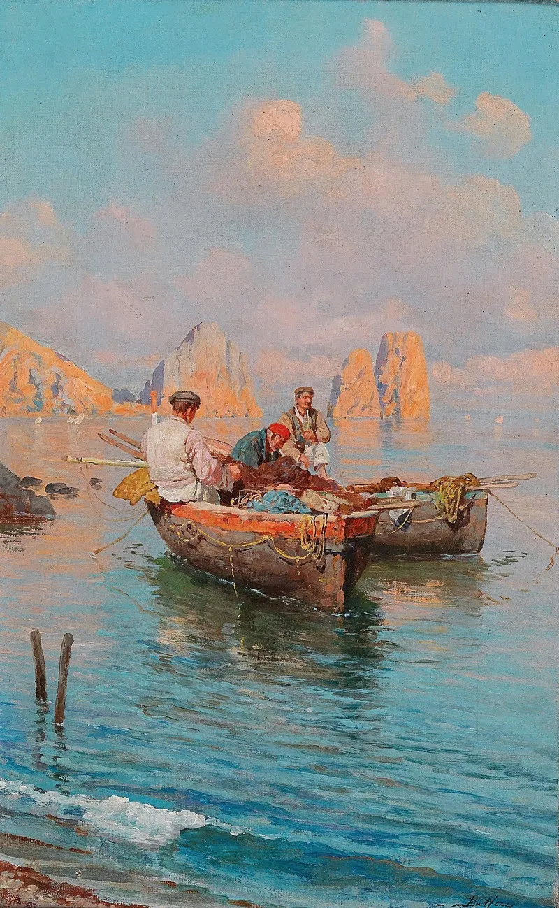 Motif Of Capri Wall Art by Bernardo Hay - High-Resolution Digital Print