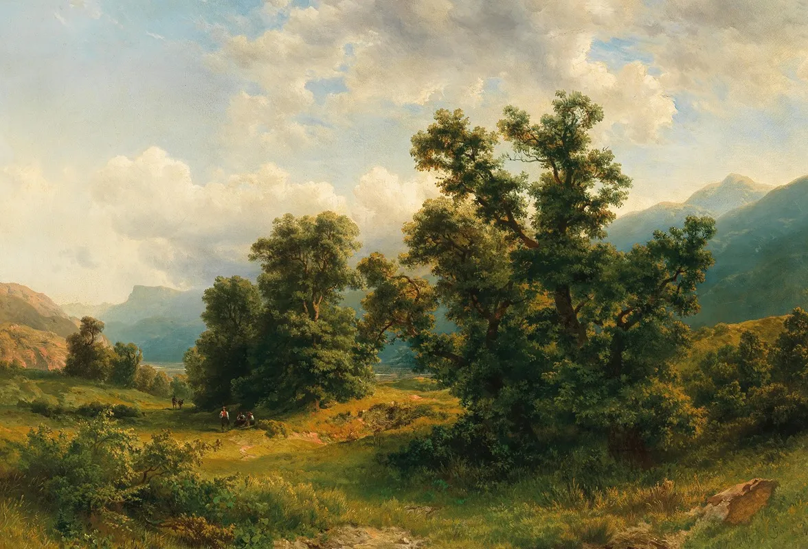Motiv Aus Dem Etschtal Sudtirol Wall Art by Gustav Maria Jäger - High-Resolution Digital Print