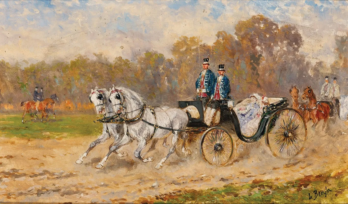 Motiv Aus Dem Prater Bei Wien