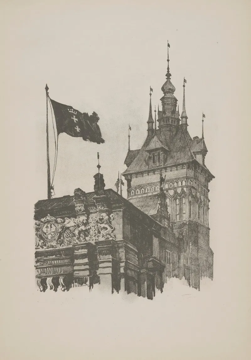 Motywy Architektury Polskiej Z 5 Gdansk Pl 13 Wall Art by Jan Gumowski - High-Resolution Digital Print