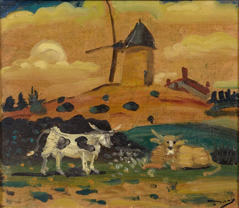 Moulin Et Deux Vaches Ile De France