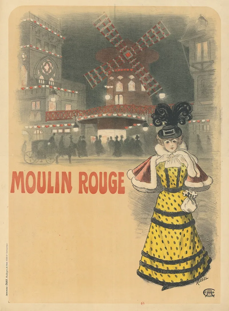 Moulin Rouge 10 Wall Art by Auguste Roedel - High-Resolution Digital Print
