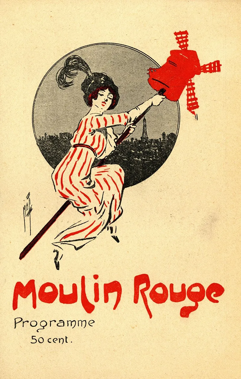 Moulin Rouge 8 Wall Art by Ferdinand Misti-Mifliez - High-Resolution Digital Print