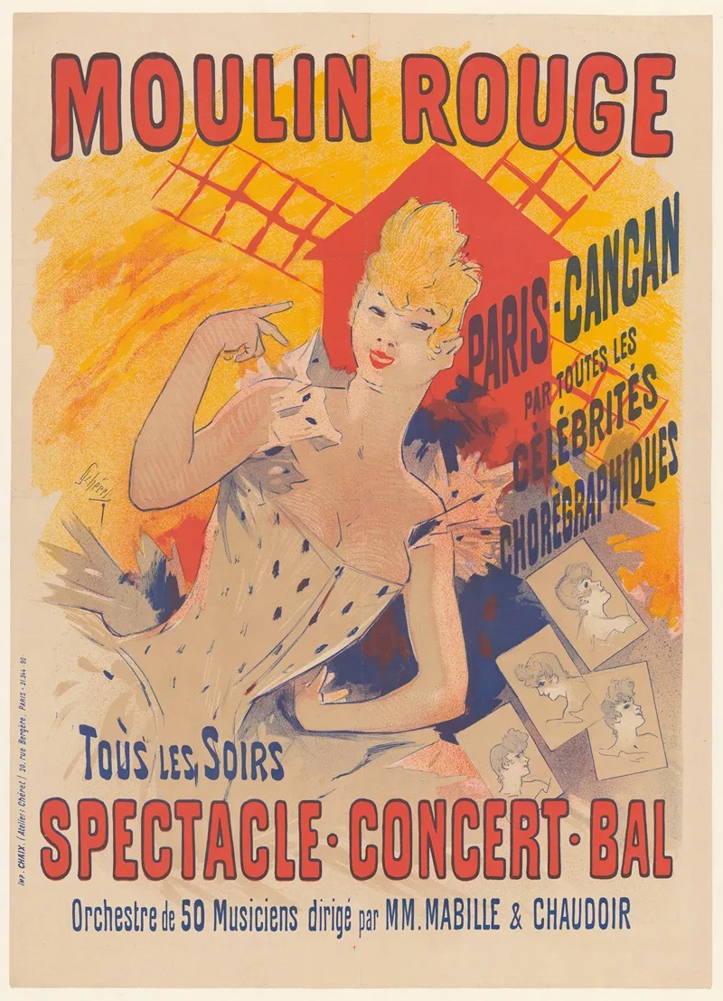 Moulin Rouge Paris Cancan Par Toutes Celebrites Choregraphiques Toutes Les Soirs Spectacle Concert Bal
