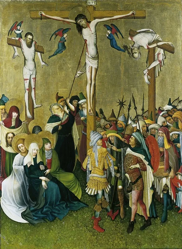 Mount Calvary Wall Art by Franconian-Swabian Master - High-Resolution Digital Print