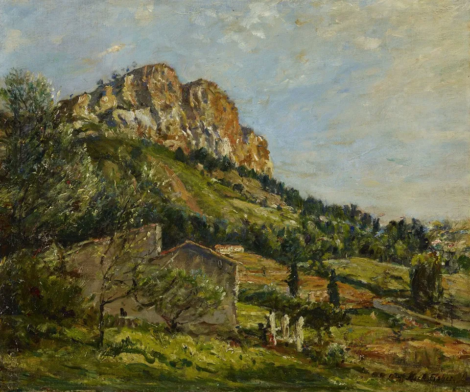 Mount Canaille Cassis Wall Art by Mark W. Fisher - High-Resolution Digital Print