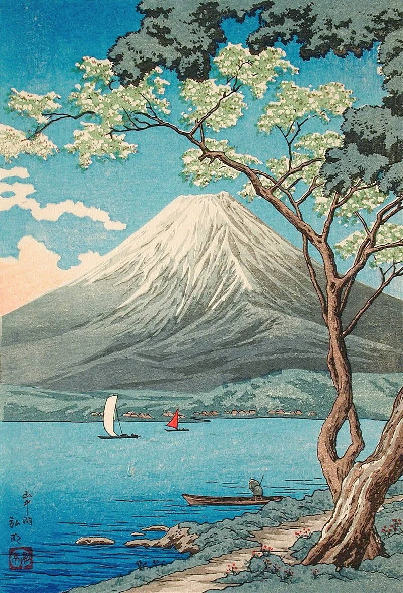 Mount Fuji From Lake Yamanaka