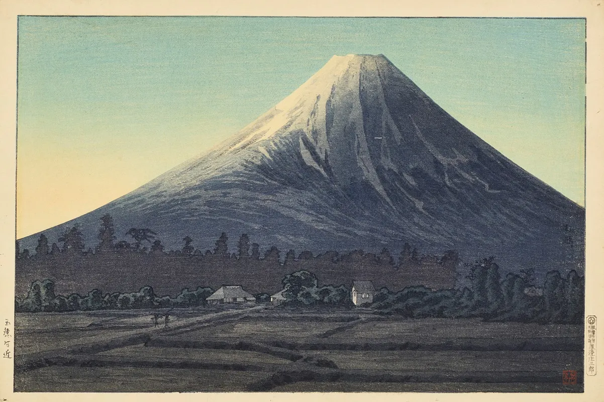 Mount Fuji Seen Near Tamaho Day