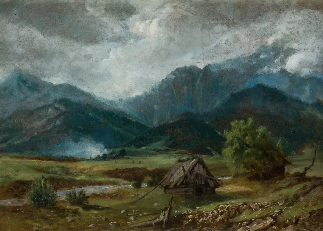 Mount Giewont Wall Art by Aleksander Kotsis - High-Resolution Digital Print