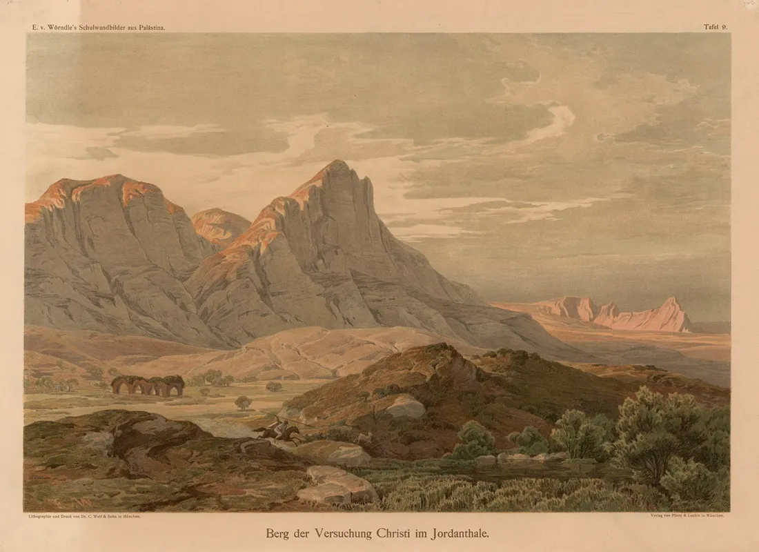 Mount Of Temptation Jordan Valley