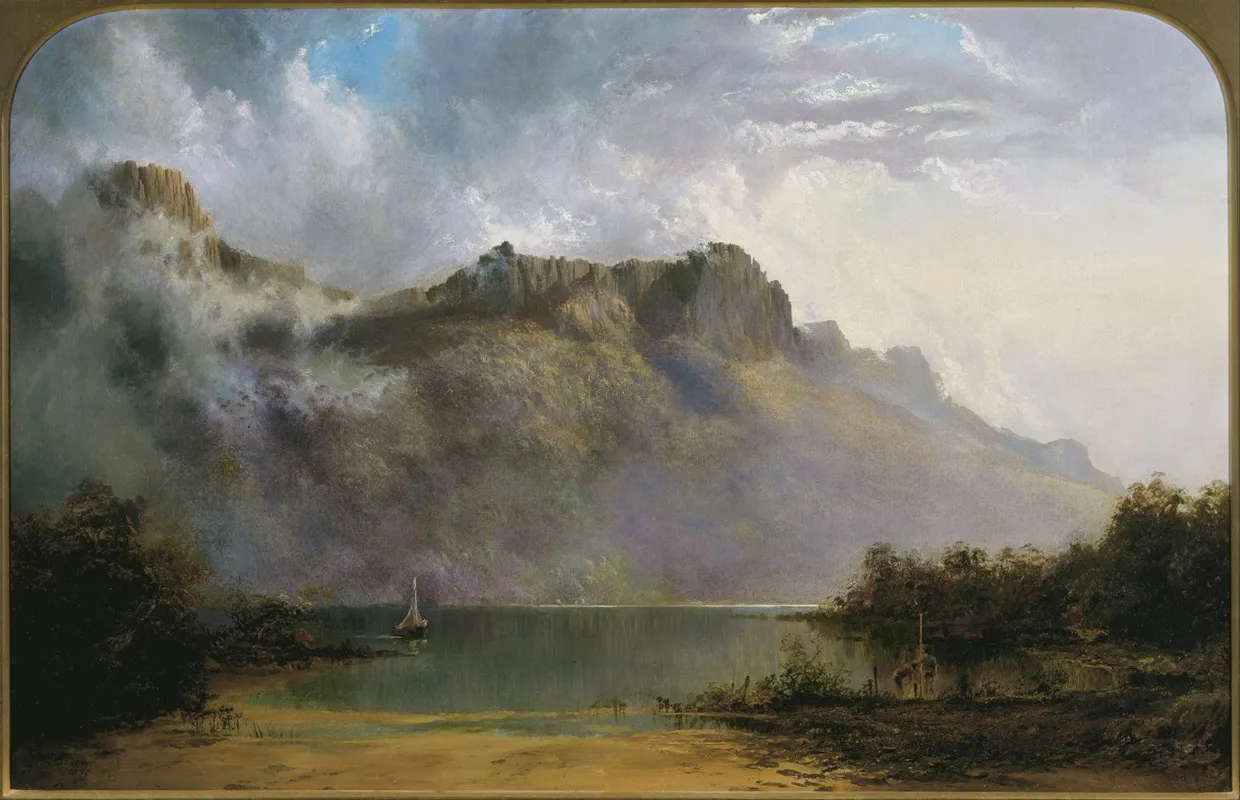 Mount Olympus Lake St Clair Tasmania The Source Of The Derwent