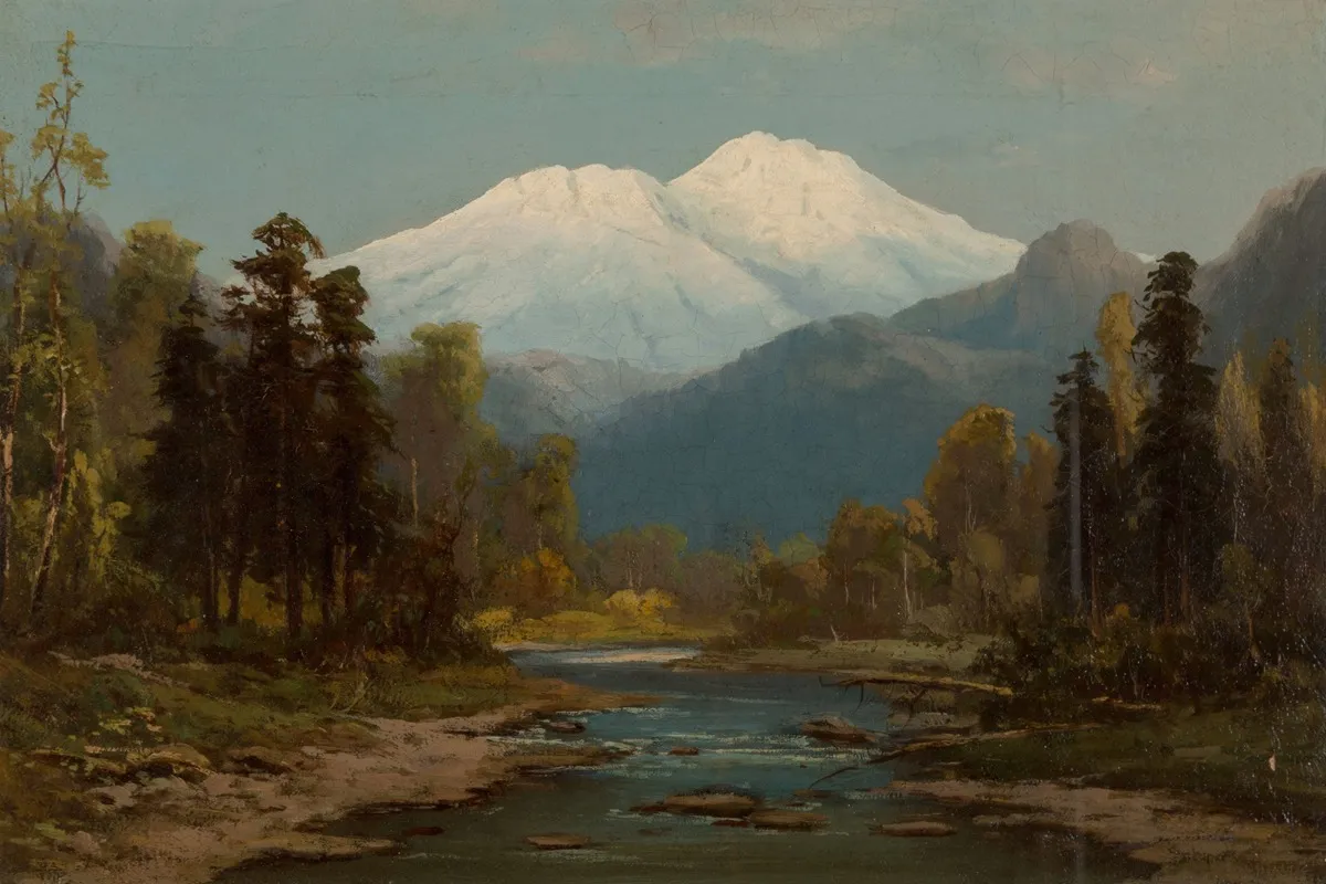 Mount Shasta California Wall Art by Frederick Schafer - High-Resolution Digital Print
